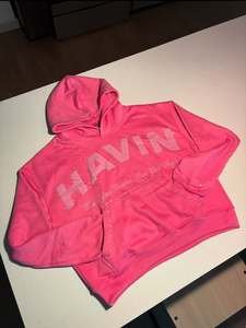 Vente en gros de haute qualité personnalisation unisexe imprimé lavage à l'acide poids lourd strass en détresse soleil délavé sweat à capuche - Product Image 5