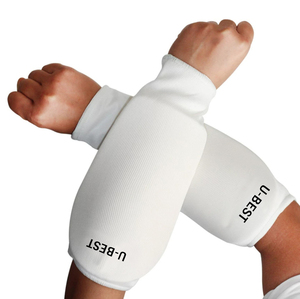 U-BEST Coudières blanches, équipement de protection pour l'entraînement aux arts martiaux - Product Image 1