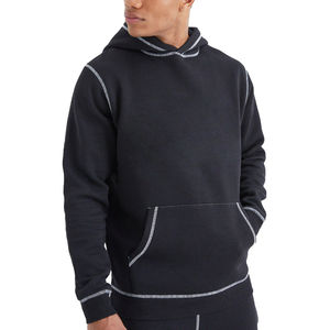 เสื้อมีฮู้ดสำหรับทุกเพศเสื้อสวมหัวผ้าฝ้ายหนาทรงหลวมออกแบบโลโก้ได้ตามต้องการสำหรับฤดูหนาว - Product Image 2