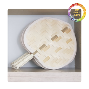 Ventilador de mano de bambú tejido de Vietnam | Suministro a granel a buen precio - Product Image 3