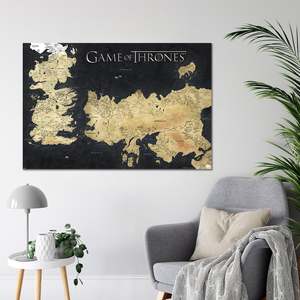 Traditional Style Game of Thrones <b>Poster</b> the Seven Kingdoms - Product Image 3