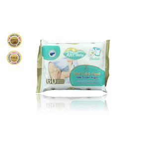 Nedves WC papír Kiss Baby 60 darabos - Product Image 1