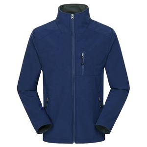 Wholesale <b>Mens</b> Women Unisex Custom Windproof Waterproof Breathable Plain <b>Soft</b> <b>Shell</b> <b>Jackets</b> Fleece Lined Warm <b>Jackets</b> - Product Image 2