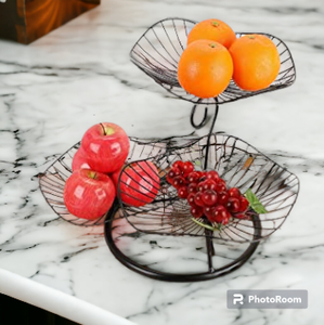 Thème classique fer corbeille à fruits organisateur de stockage de magazines fil métallique cuisine paniers de rangement boîte de rangement et bacs - Product Image 5