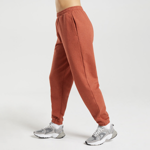 Customized 100% Cotton Women's Double Waist <b>Sweatpants</b> High Quality Streetwear <b>Oversized</b> Mens Long Pants Winter Fleece Factory - Product Image 2