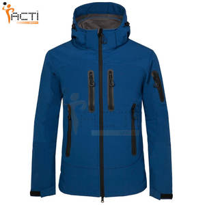 Nueva tendencia, chaqueta Softshell de diseño personalizado, chaqueta Softshell de tela de poliéster con bolsillos con cremallera - Product Image 1