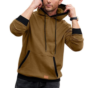 เสื้อมีฮู้ดสำหรับผู้ชายเสื้อมีฮู้ดแบบถักระบายอากาศได้ดีมาใหม่โลโก้ออกแบบได้ตามต้องการขายส่งเสื้อผ้าฟิตเนสใหม่ - Product Image 4