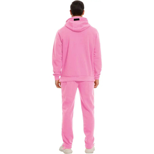 Conjunto de sudadera y pantalón de chándal OEM bordado, transpirable, de forro polar cepillado de alto gramaje, holgado, unisex, de mezcla de algodón, para otoño e invierno - Product Image 6