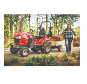 Tractores compactos modernos de 26HP con motor ecológico de bajas emisiones en venta con 1 dispositivo de carga frontal de acoplamiento rápido. - Product Image 1