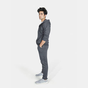 Survêtement de sport deux pièces pour homme adulte, sur mesure, coupe classique, uni, respirant, pour l'hiver - Product Image 4