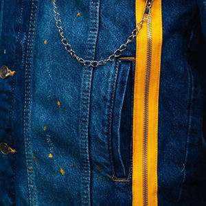 แจ็กเก็ตผู้ชายสไตล์ลำลองอินเทรนด์ฤดูใบไม้ผลิเสื้อแจ็กเก็ตสำหรับผู้ชายกางเกงพิมพ์ลายขั้นต่ำ1ชิ้น - Product Image 4