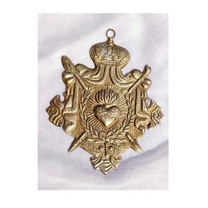 Wall Decor Pure Metal Mary Sacred Heart <b>Ornament</b> - Product Image 6