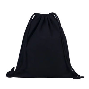 Heavy Duty Nylon Drawstring DIY Backpack <b>Bags</b> with <b>Tote</b> & Side <b>Zip</b> Pockets for Party Gift - Product Image 2