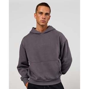 เสื้อฮู้ดโอเวอร์ไซส์-Duskstone Enzyme & Acid Wash Crochet Patchwork Screen Printed XXS-6XL - Product Image 4