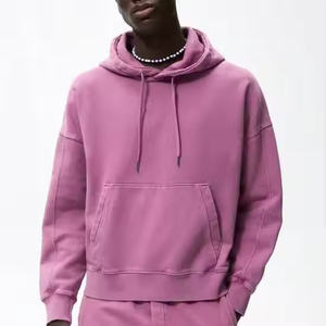 Oversized Boxy Fit Hoodie Hombres Serigrafía Personalizada Hombres Oversized Streetwear Hoodies Fabricantes Y2k 480 Gym - Product Image 5