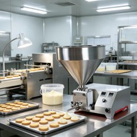 Machine de dépose de chocolat, de crème et de biscuits pour table de magasin alimentaire