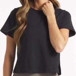 Tops Cortos de Manga Corta para Mujer, Venta Caliente, Ropa de Uso Diario, Tops Cortos de Algodón Cómodos - Product Image 4