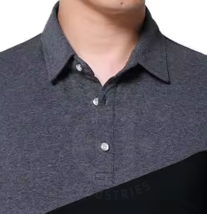 Precios al por mayor Polos de alta calidad para hombre Camiseta Polo clásica de manga larga con personalización - Product Image 3