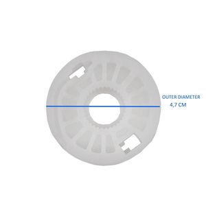 Window Regulator <b>Roller</b> for Front <b>Doors</b> for Volkswagen Touran, Caddy 3, Audi A4, Skoda Octavia - Product Image 2