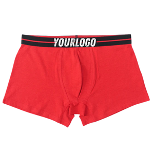 Calzoncillos bóxer antibacterianos transpirables de algodón 100% para hombre, logotipo personalizable, cómodo ajuste en la cintura, Logo-ODM - Product Image 2