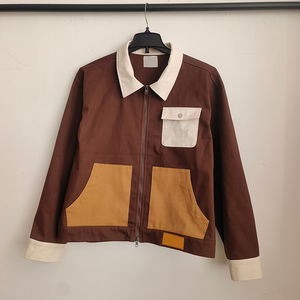 Chaquetas universitarias con logotipo personalizado de alta tendencia para mujer, chaquetas universitarias transpirables en blanco de algodón liso de alta calidad para mujer de temporada de otoño - Product Image 2