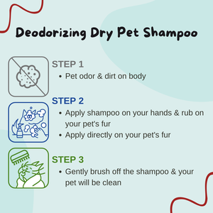 Shampoing sec en poudre pour le nettoyage des animaux de compagnie-absorbe la saleté sans eau - Product Image 4