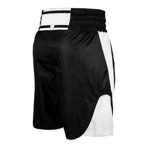 Couleur personnalisée-blanc et noir taille haute de qualité supérieure hommes MMA Shorts vêtements de sport Spandex-polyester arts martiaux porter des shorts de boxe - Product Image 4