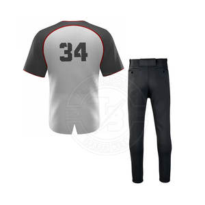 Uniformes de Béisbol y Sóftbol Transpirables 100% Poliéster, Diseño Personalizable, Último Modelo, de Alta Calidad - Product Image 2
