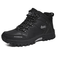 Chaussures de randonnée pour hommes en cuir PU imperméable de haute qualité pour le sport de plein air, spéciales pour la randonnée dans le désert, chaussures de course, bottes de randonnée