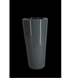 Maceta Contemporánea de Fibra de Vidrio, Maceta Decorativa Moderna para Interiores y Exteriores, Hogar, Oficina, Jardín, Balcón, Patio - Product Image 3