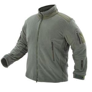 Chaqueta de lana personalizada cortavientos Softshell para exteriores para hombre, impermeable, pesca, senderismo, uniforme táctico, Camuflaje - Product Image 3