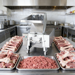 Machine à déchiqueter les os commerciale et durable |   Broyeur à os à broyage fin pour <span class=keywords><strong>boucherie</strong></span> et industrie alimentaire - Product Image 1