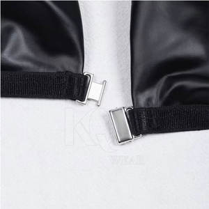 Soutien-gorge en cuir pour femmes de qualité supérieure, grande taille, léger, respirant, matière douce, confortable, extensible, ajustement parfait, devant tendance, pour les fêtes - Product Image 4