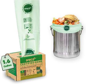 Durable Biodegradable Food Waste Bags for Kitchen Composting Use - Product Image 4