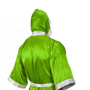 Unisex Custom Hooded Boxing Gown Soft Comfortable Training and Fighting Robe 2025 Pakistani Supplier Martial Arts Wear - Product Image 4