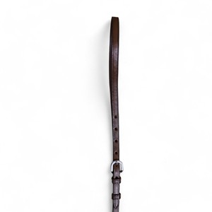 Sangle de nez en cuir de vachette premium, finition délavée à l'acide, quincaillerie en acier inoxydable pour l'équitation western, sangle de 1 mètre - Product Image 5