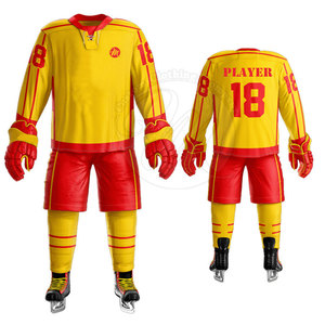 Tenue de hockey sur glace pour hommes – Équipement professionnel durable, prêt pour le match, design élégant, pour l'entraînement et les matchs - Product Image 1