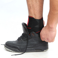 Manchon de compression élastique et respirant en nylon, orthèse stabilisatrice de pied, attelle de soutien de la cheville, personnalisable pour le sport et la course à pied