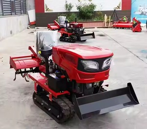 Mini motoculteur rotatif agricole puissant sur chenilles pour l'agriculture et la culture avec compatibilité avec tracteur - Product Image 3