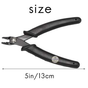 Pince à sertir en acier inoxydable pour perles, outil de bijoutier - 5 pouces, couleur aléatoire pour la fabrication de bracelets et le bricolage - Product Image 3