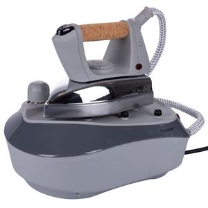 Ferro da Stiro Elettrico Kooper 2000W con Piastra in Acciaio Inox, Ceramica e Alluminio, Funzione a Secco per Uso Domestico, Ferro da Stiro a Vapore Grigio - Product Image 1