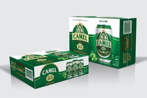 Produit d'exportation Bière Camel Lager 330 ml en canette Boisson alcoolisée de l'usine de brassage du Vietnam - Product Image 3