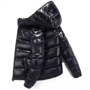 High Quality Men's Outwear <b>Hooded</b> Custom Warm Thick Outdoor Winter Coat Quilted Sublimation <b>Padded</b> Puffer <b>Jacket</b> for man - Product Image 6
