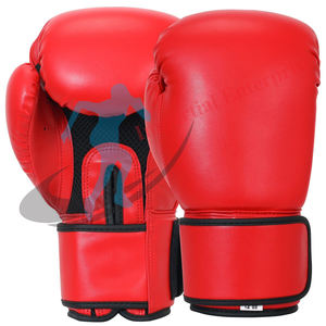 Guantes de boxeo de cuero PU hechos a medida de alta calidad, guantes de entrenamiento de lucha MMA profesionales ligeros, equipo deportivo de 8oz y 12oz - Product Image 4