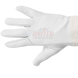 Soft Leather Beekeeping <b>Gloves</b> With Elastic Arm Closure Heavy Duty Beekeeping <b>Gloves</b> With Protective Gauntlet - Product Image 2
