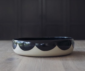 Handmade Modern Ceramic Serving Bowl for Home Bedroom Guest Room Dining Table Use - Product Image 1