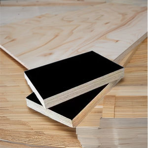 Contreplaqué filmé en bois de caoutchouc massif 15/18 mm 4 pieds x 8 pieds avec mélamine réutilisable, émission de plus de 10 fois supérieure, construction du Vietnam - Product Image 1