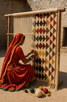 Tapis en laine indiens faits à la main tapis naturel tissé à la main pour le sol et le chemin d'escalier avec glands de haute qualité