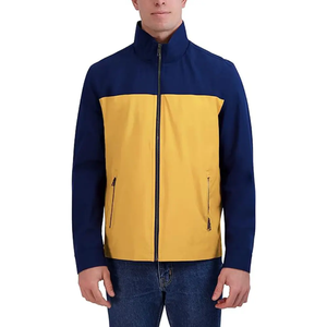 Cortavientos personalizable de la mejor calidad para hombre, con cremallera y estampado, cómodo, transpirable, impermeable, de poliéster, carcasa suave para exteriores - Product Image 4