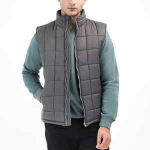 แจ็คเก็ตขนเป็ดยาวสำหรับผู้ชายกันลมไซส์ใหญ่พิเศษมีซิปปิดถนน - Product Image 1